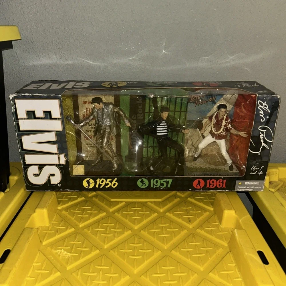 NEW Elvis Presley Deluxe Action Figures 3-Pack: 1956, 1957, 1961 -McFarlane Toys
